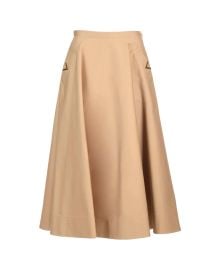 Valentino Garavani Stretch Cotton Midi Skirt at italist